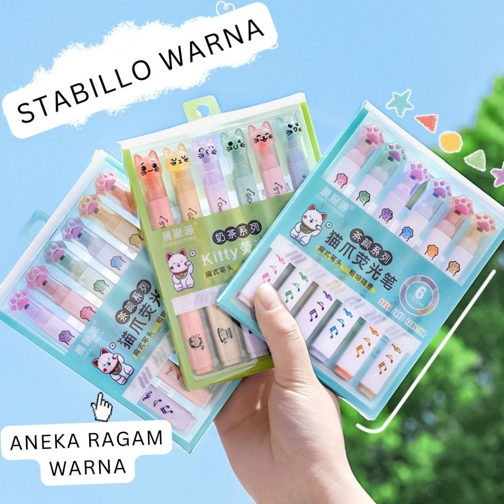 

Stabillo Kucing Stabillo Warna 1 Box isi 6