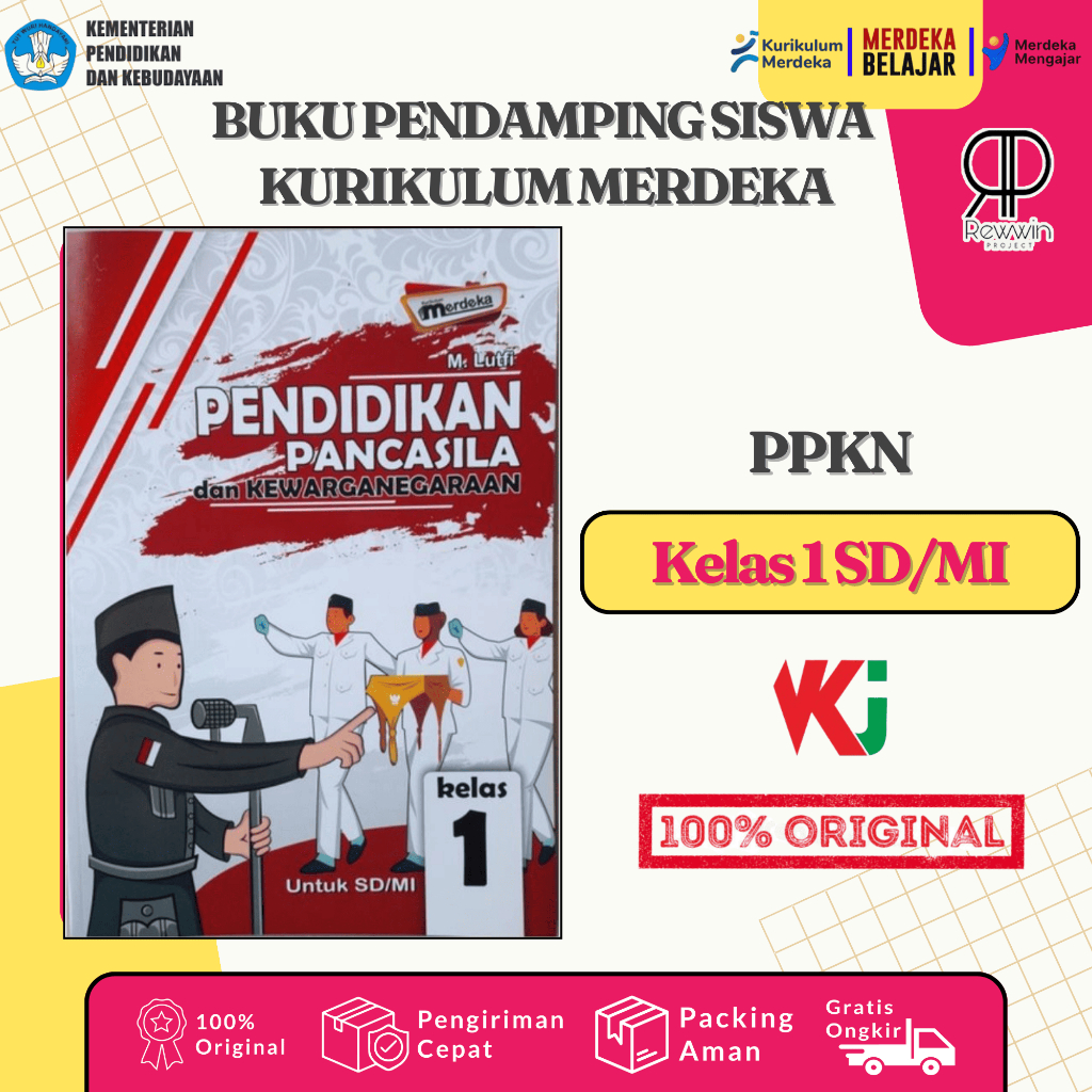 Buku Siswa PPKN SD Kelas 1 Kurikulum Merdeka