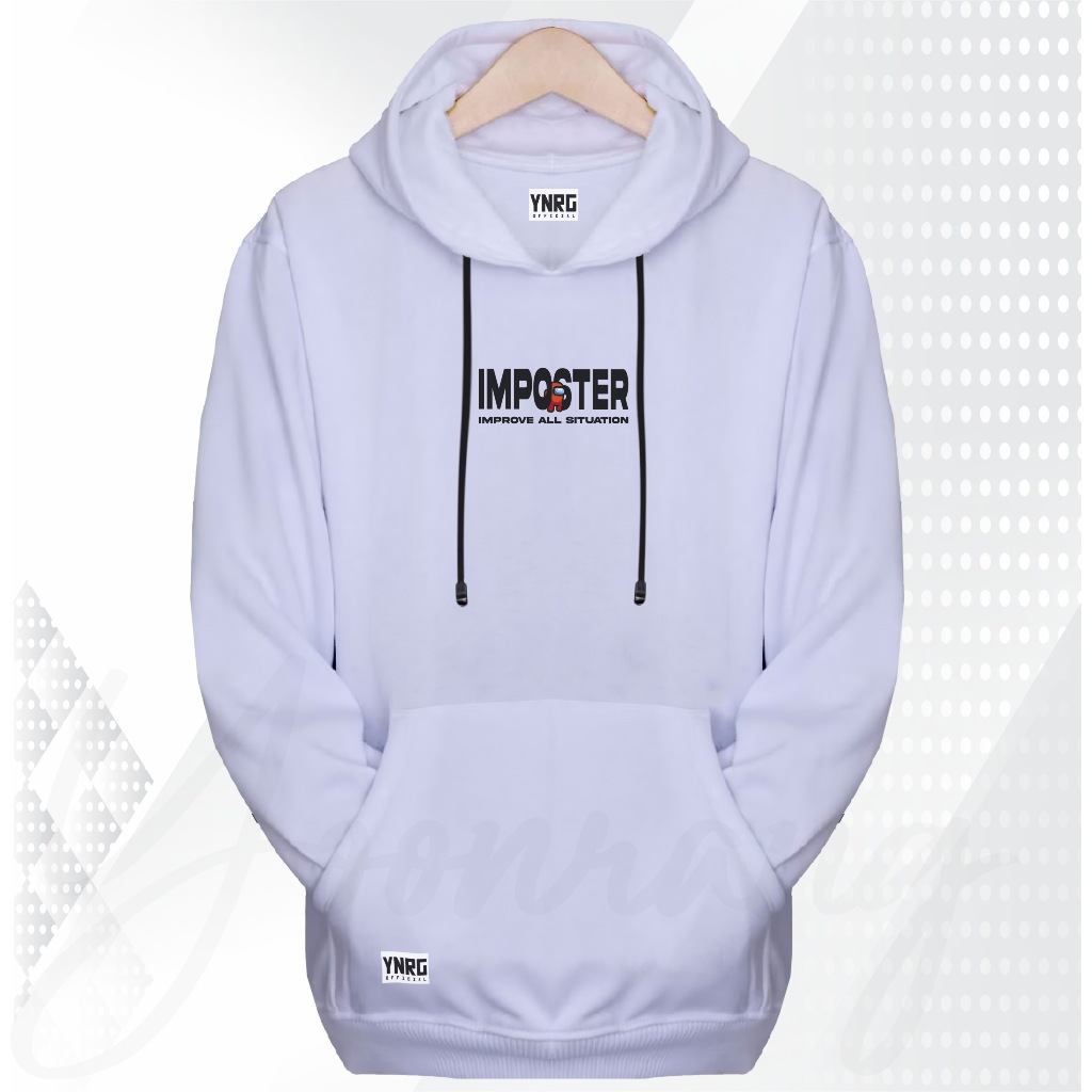 Sweater pria warna putih distro bandung Jaket hoodie wanita oversize hodies cowok keren bahan tebal