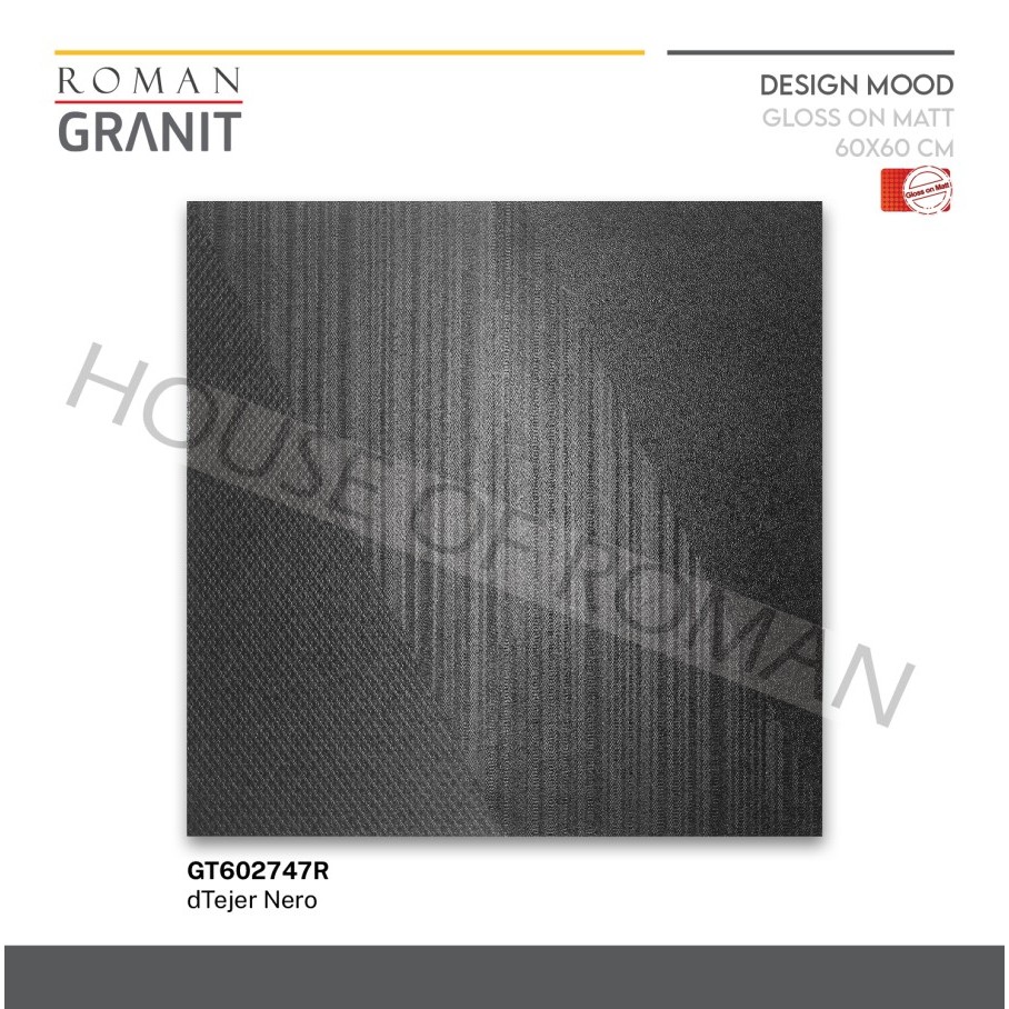 ROMAN GRANIT dTejer Nero 60x60 GT602747R ROMAN GRANIT
