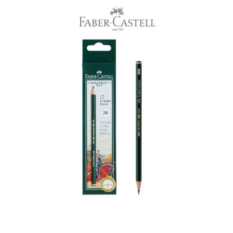 

PENSIL 2B ISI 12 HARGA GLOSIR FABER-CASTEL Kantor Stationery paper bag