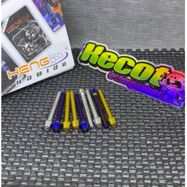 Baut stainless kerucut m4 x 35 untuk baut tutup minyak rem master rcb e2 e3 domino mos dll drat 6 pa