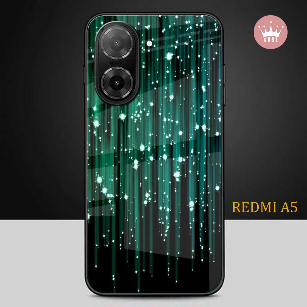 Softcase Kaca XIAOMI REDMI A5 - casing handphone - REDMI A5 [S187]