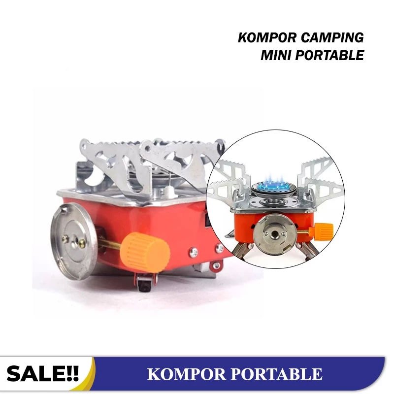 Kompor Gas Mini Camping Portable Kompor Gunung Mini Portabel Stove Gas KAKI EMPAT