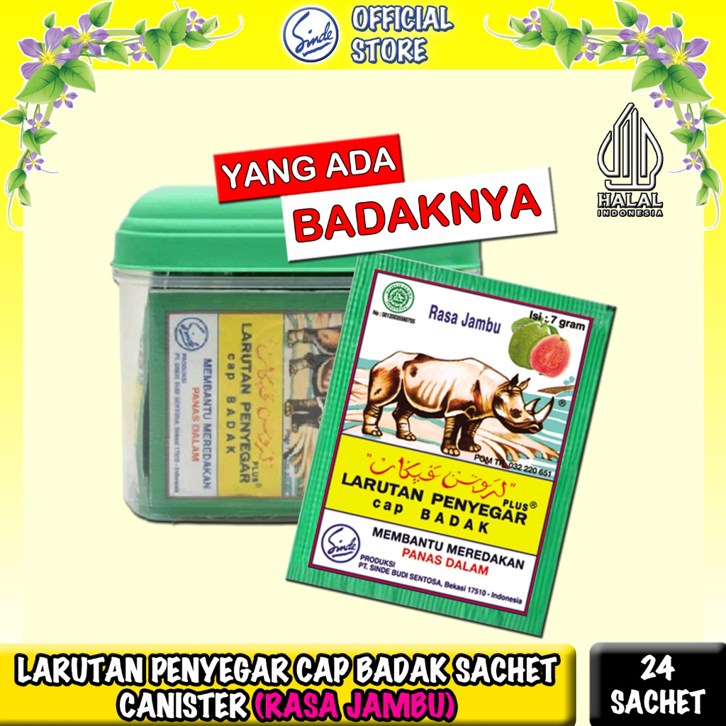 

LARUTAN PENYEGAR RASA JAMBU CAP BADAK PLUS - CANISTER