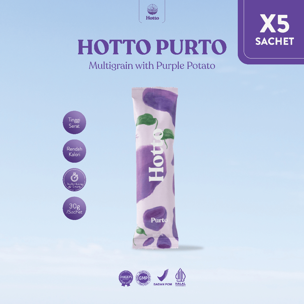 

Hotto Purto Multigrain with Purple Potato 5 Sachet