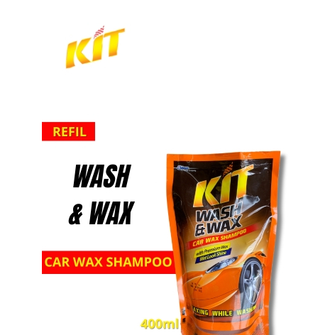 KIT WASH & WAX-SHAMPOO MOBIL WAX-400ML