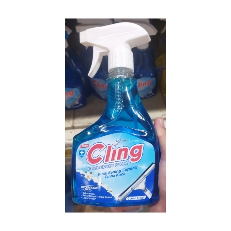CLING PEMBERSIH KACA BOTOL 425ML ISI 3 PCS