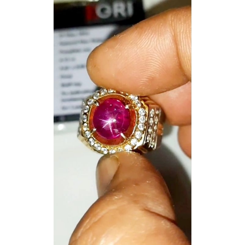 Ruby Star Sri Lanka 6 Ct Rare Item Ruby Ceylon
