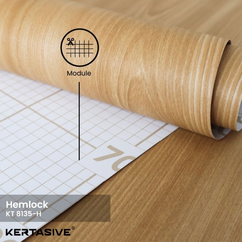 KERTASIVE HEMLOCK - PVC INTERIOR FILM KERTASIVE ( L.122cm 50mtr/Roll )