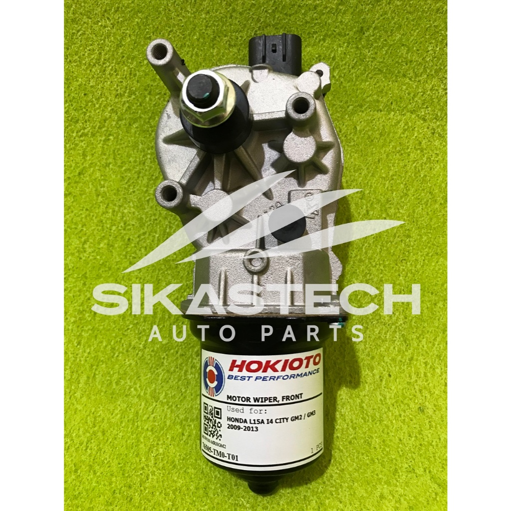 76505-TM0-T01 FRONT WIPER MOTOR ASSY / DINAMO PENGGERAK WIPER DEPAN HONDA NEW CITY GM2 GM3 2009 2010