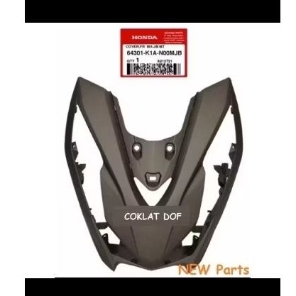 cover tameng depan Honda beat deluxe tahun 2020-2023 coklat doff