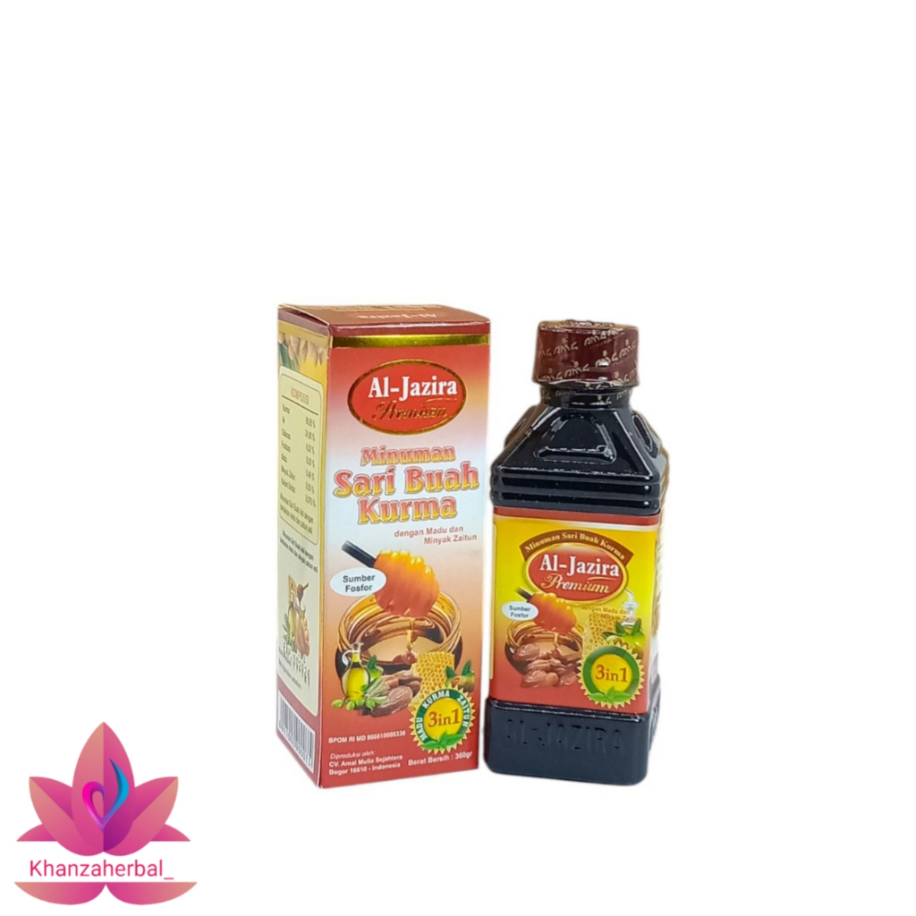 

Sari Buah Kurma Aljazira Premium | Al-Jazira Premium 3 in 1 - 360gr