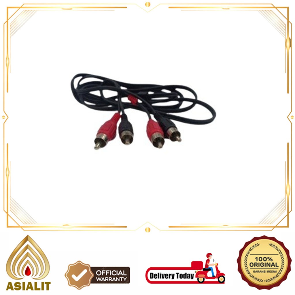 Kabel RCA Audio 2-2 Putih Merah Cable