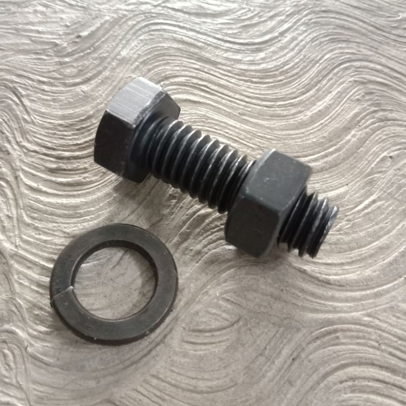 BAUT 19 BOLT ROTARY ½x1½ INCH / INCI BAUT PISAU ROTARI BAJA TRAKTOR ONDERDIL SPAREPART KOMPONEN MESI