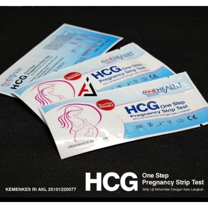 ALAT TES KEHAMILAN/ HCG ONEHEALTH PER STRIP/ HCG test pack
