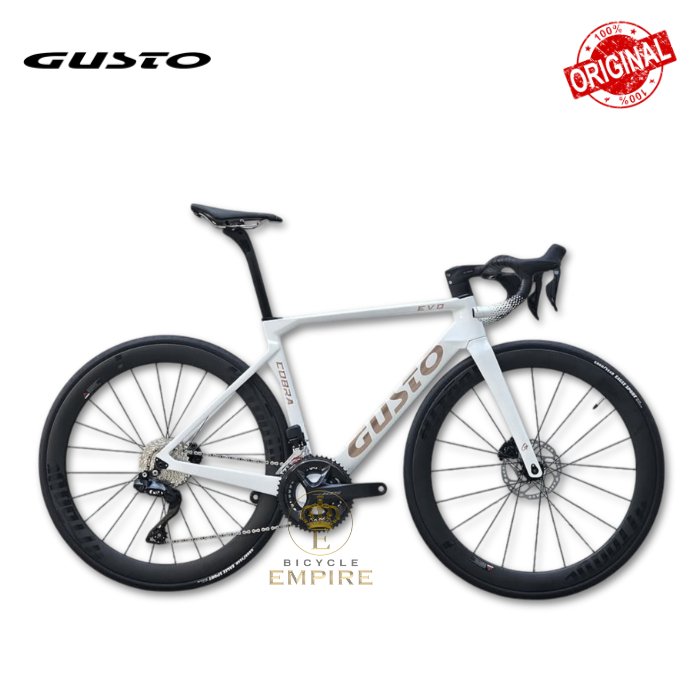 Fullbike Sepeda Roadbike Gusto Cobra Evo DB Sport TE Shimano 105 Di2 12 Speed Bicycle Empire