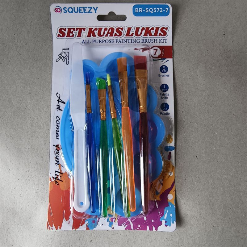 

Kuas Set Lukis Merek SQUEEZY