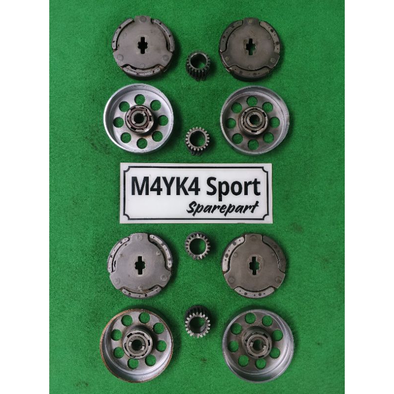 KAMPAS GANDA KOPLING SETT RUMAH MANGKOK KAMPAS GANDA SUZUKI RC 100, TORNADO GS-GX, CRYSTAL, BRAVO, R