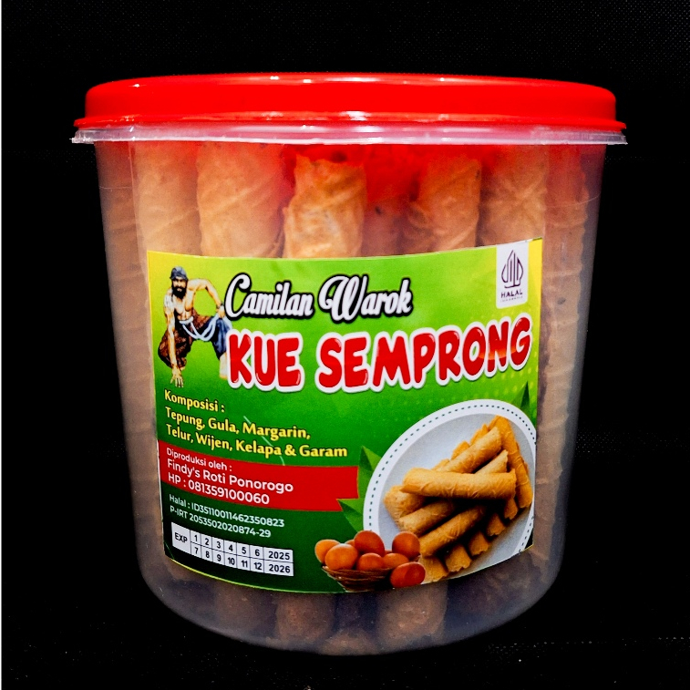 

Kue Semprong Tradisional Rasa Wijen Kemasan Toples Khas Ponorogo