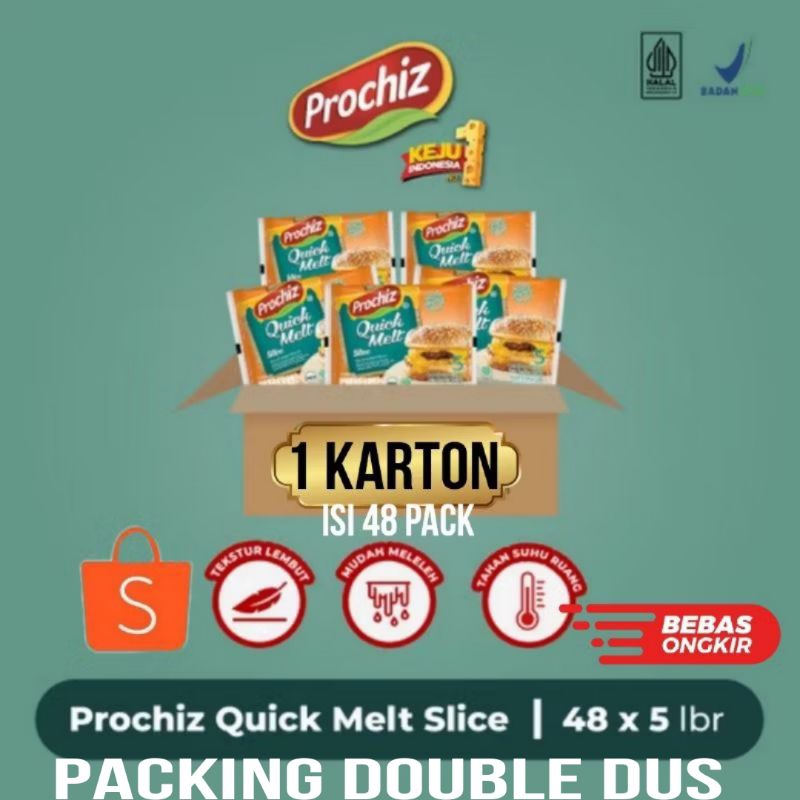 

KEJU PROCHIZ QUICKMELT 1 KARTON ISI 48 PACK