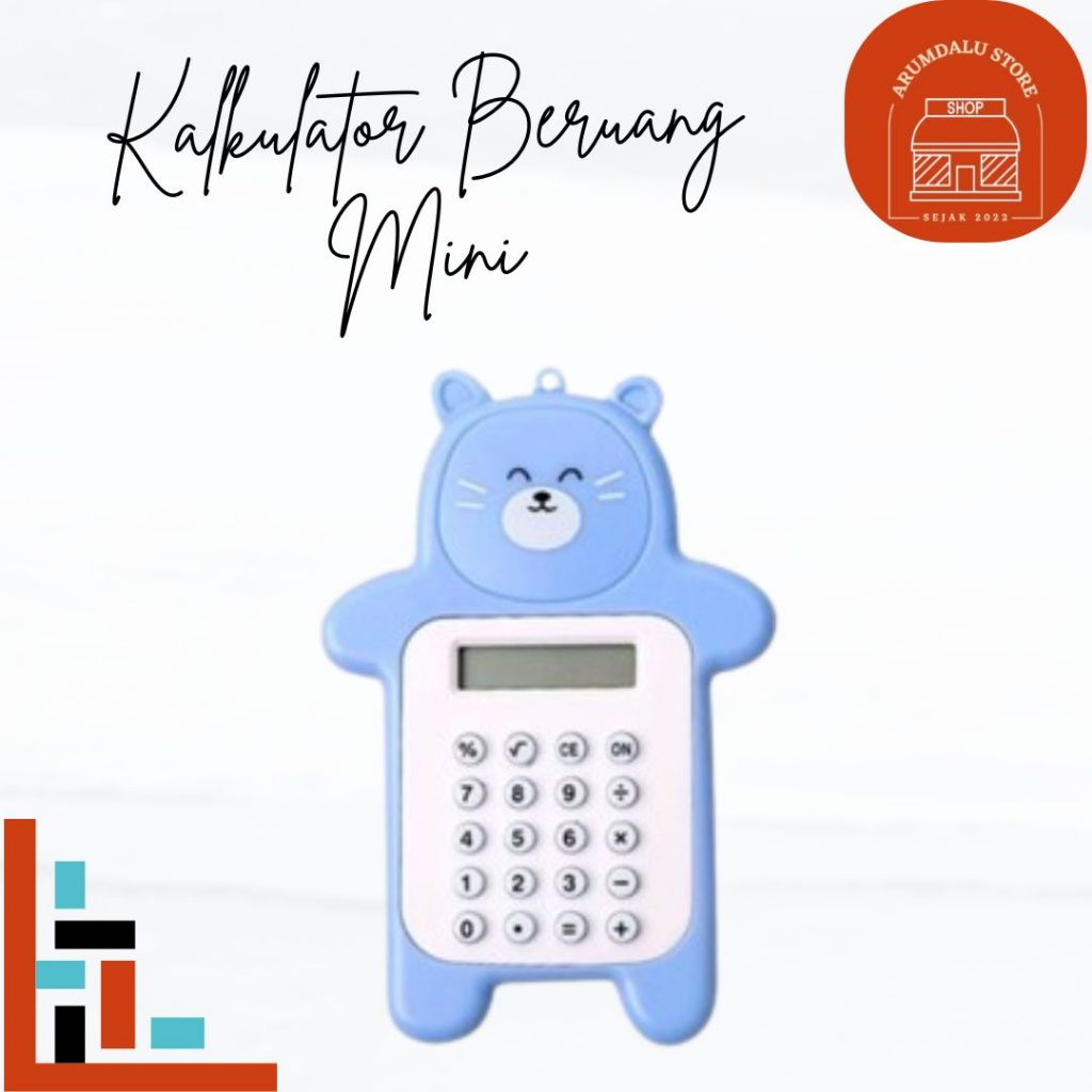 

KALKULATOR MINI PORTABEL BEAR BERUANG