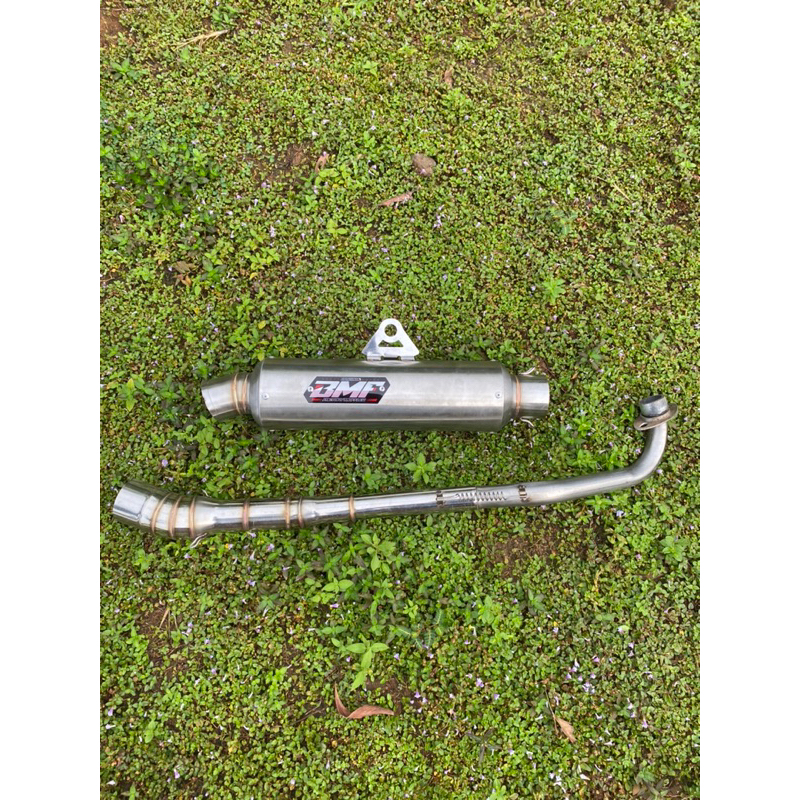 Terlaris  knalpot original BMF TIPE GP 5 Bss ulem  forr all mtoor bebek vega jupiter supra astrea dl