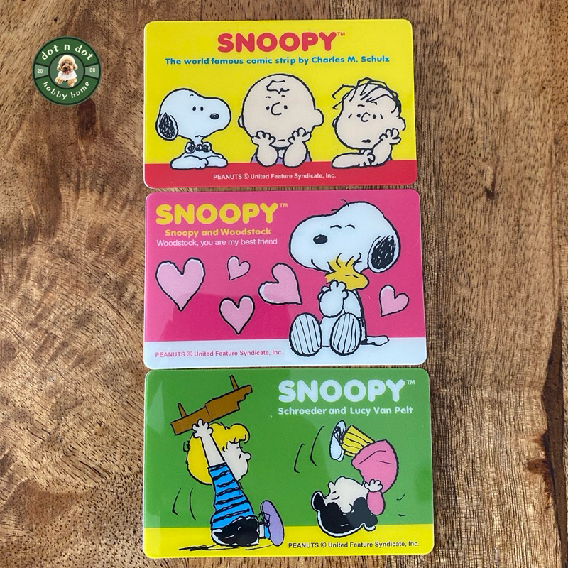 

card sticker snoopy peanuts korea original official