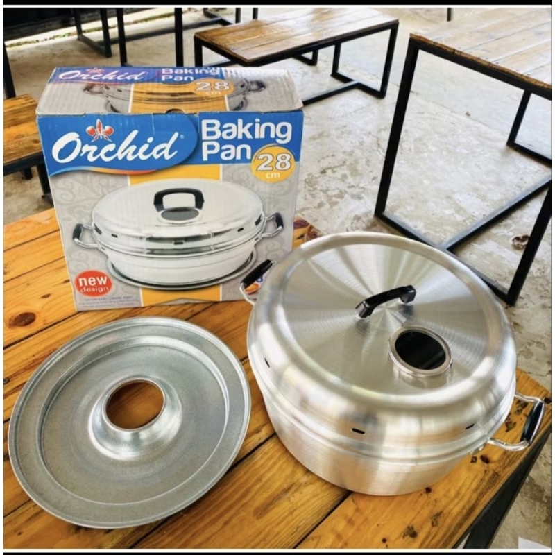 baking pan 28 cm muat 8 telur