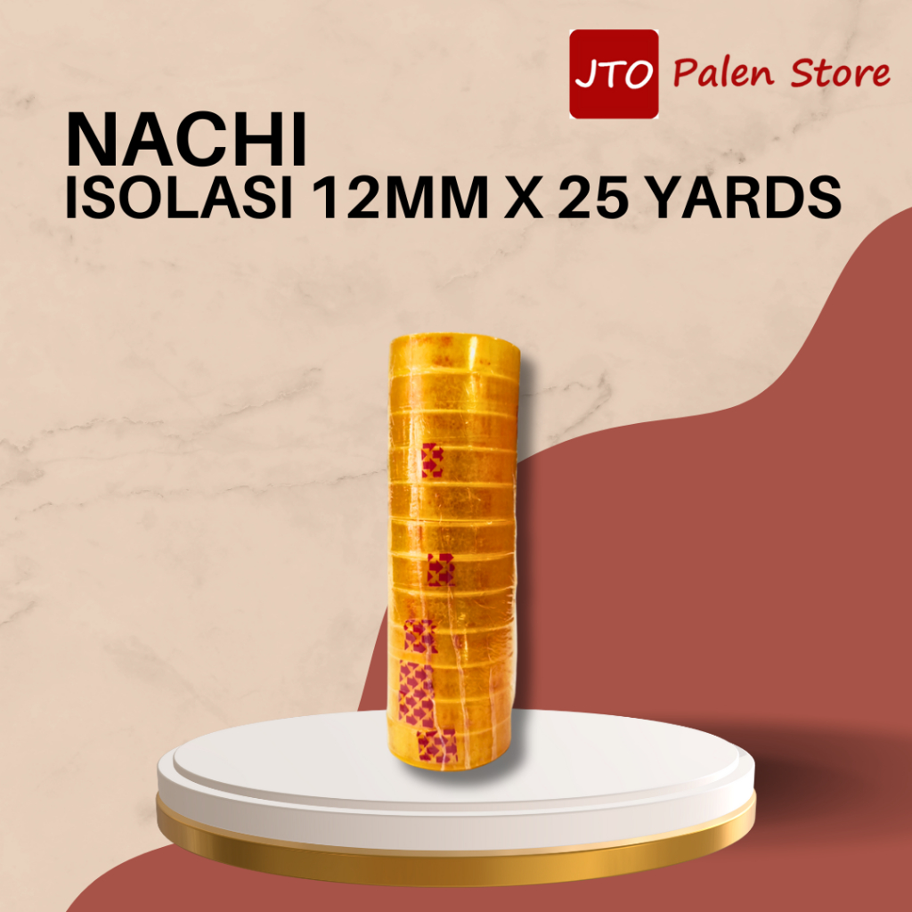 

NACHI Isolasi Kecil 12 mm 25 Yards per SLOP