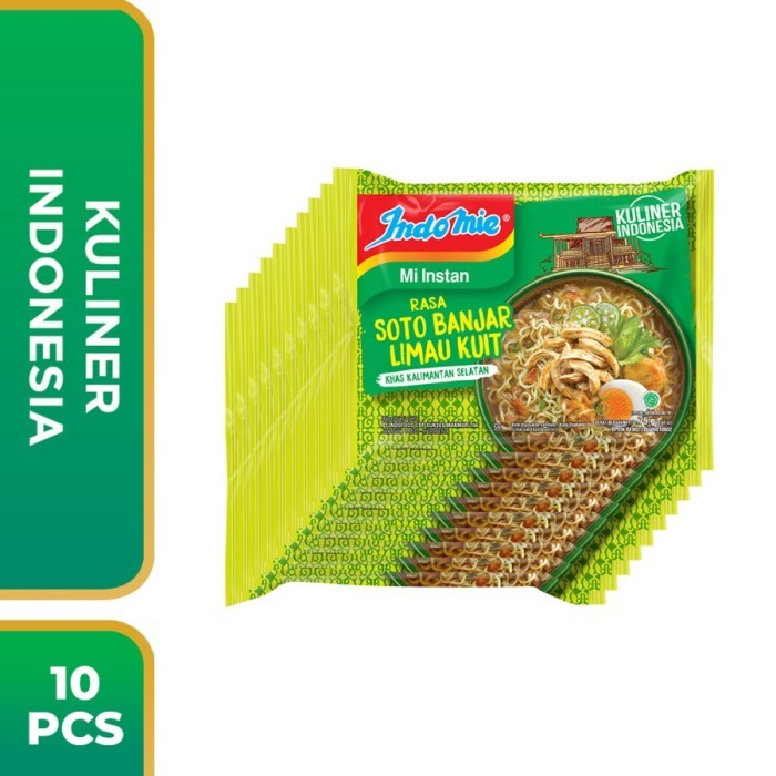 

INDOMIE SOTO BANJAR LIMAU KUIT KHAS KALIMANTAN SELATAN ISI 10 PCS