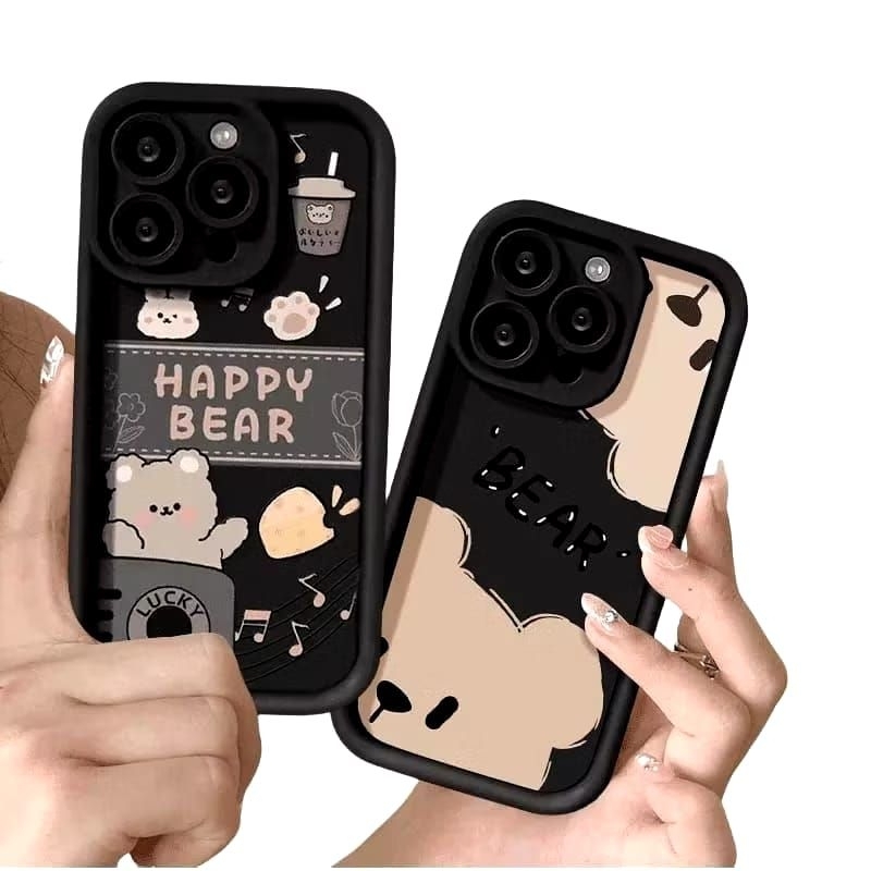 CASING HAPPY BEAR REDMI 9A 9I 9AT NOTE8 NOTE10 IPHONE IPHONE11 XR 7+ 8+