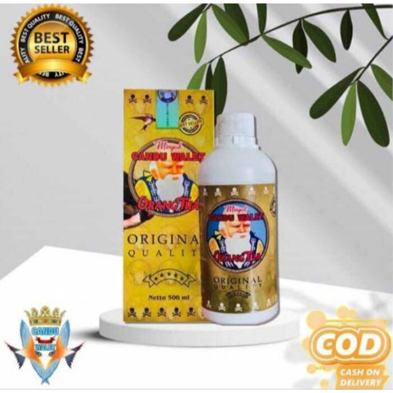 Candu Walet Cap Orang Tua 500ml Minyak Candu Pemikat Burung WALET Asli Bonus Sp dan Si Original