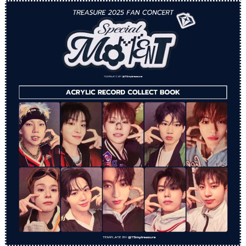 

Photocard Treasure MD Fancon Acrylic Record Collect Book