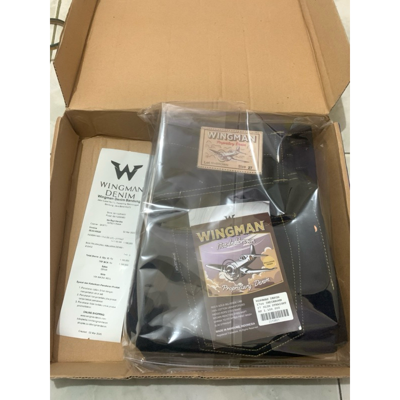 WINGMAN DENIM ART INDIBROWN 17OZ