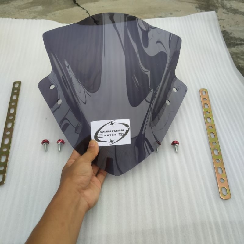 VISOR VARIASI BEAT STREET VISOR BEAT STREET PLUS BAUT DAN PLAT VISOR VARIASI BEAT STREET