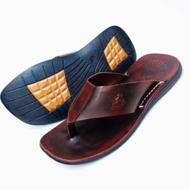 Sandal Kulit Pria Original | Sandal Jepit Pria Kulit Asli