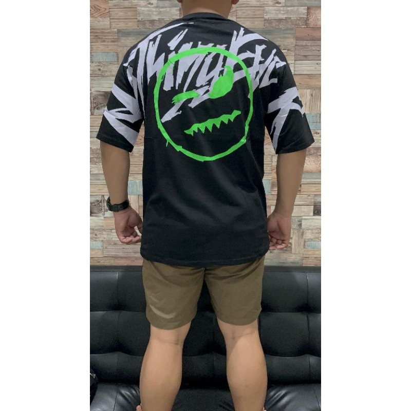 KAOS DISTRO 3XL BIGSIZE PRIA / KAOS OVERSIZE UNISEX MOTIF TULISAN DIBELAKANG COTTON 30s SABLON PREMI