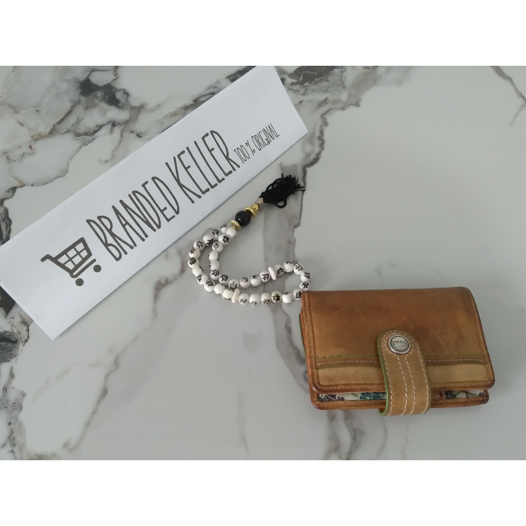 Dompet Fossil Wanita Preloved 100% Original Bahan kulit