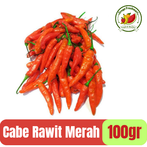 

Cabe Rawit Merah Fresh - 100gr