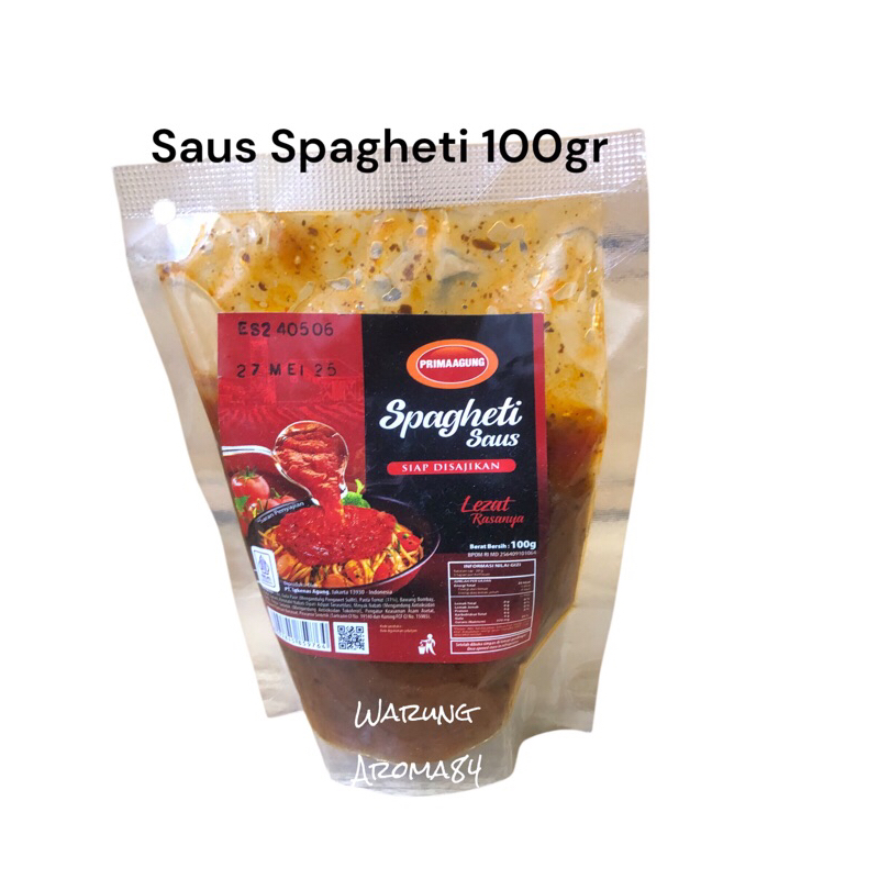 

Saus Spagheti Prima agung 100gf