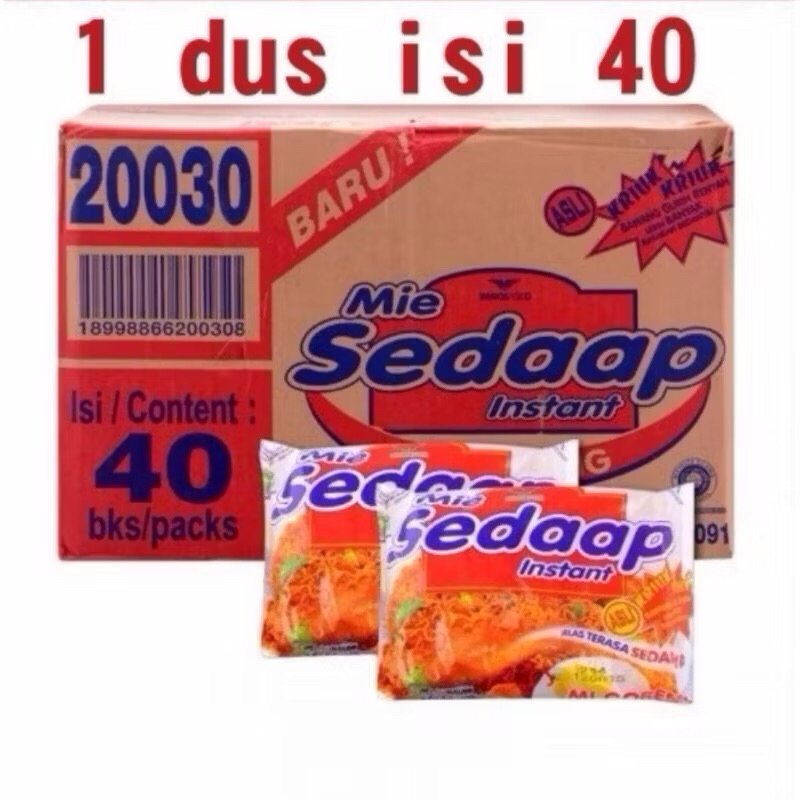 

Sedap Goreng 1 dus isi 40PCS