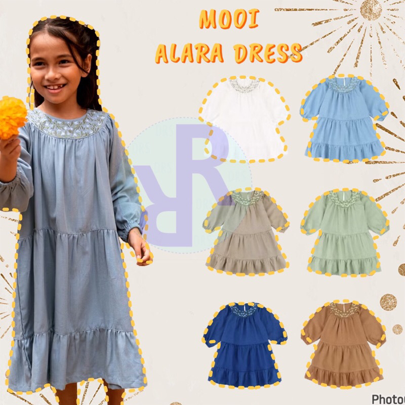 MOOI ALARA DRESS - Baju Anak Perempuan