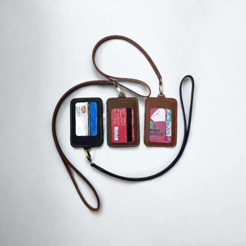 

ID Card Holder Name Tag Kulit Premium | Model Terbaru Termurah