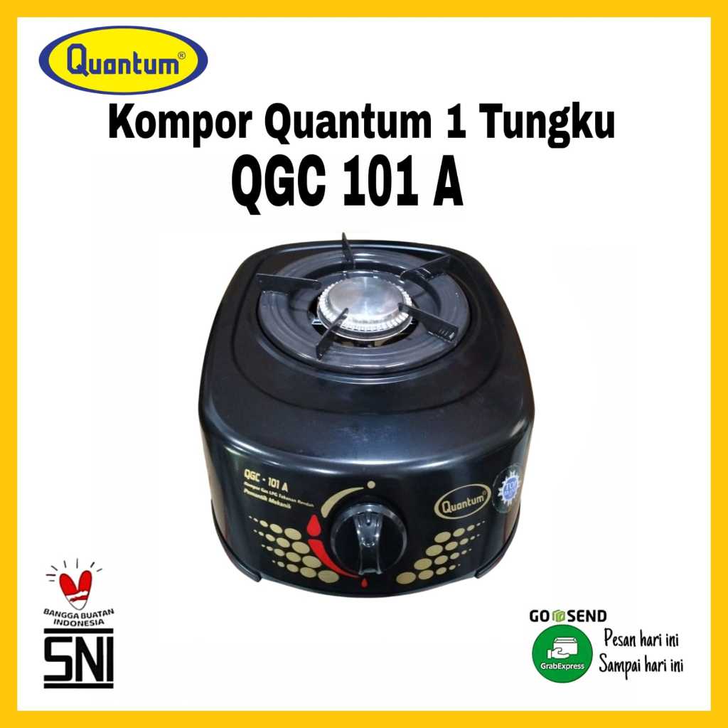 QUANTUM Kompor Gas 1 Tungku QGC 101 A / Kompor Quantum QGC-101R
