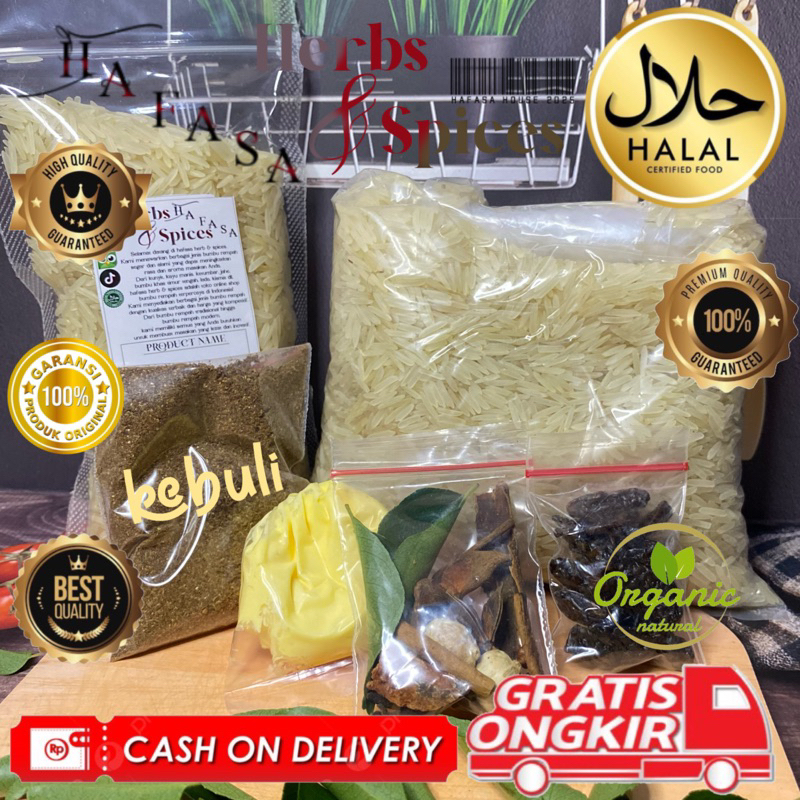 

Paket 1kg lengkap nasi kebuli termurah dan nikmat