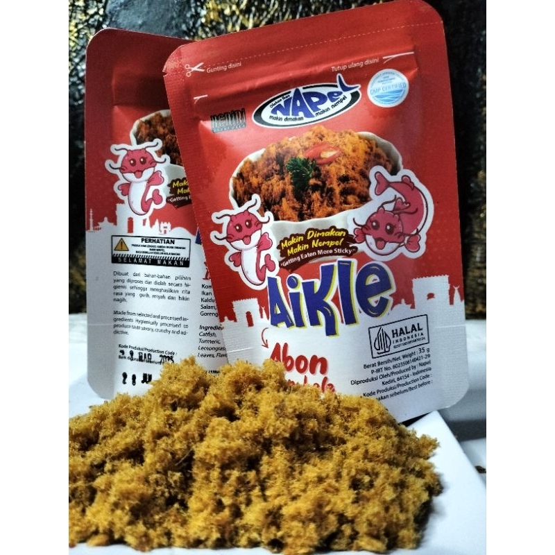 

abon ikan,abon protein tinggi,abon anak,abon ikan lele Napel
