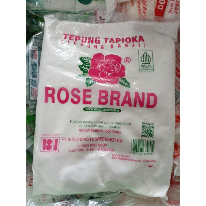 

Tepung tapioka/kanji rose brand 500g