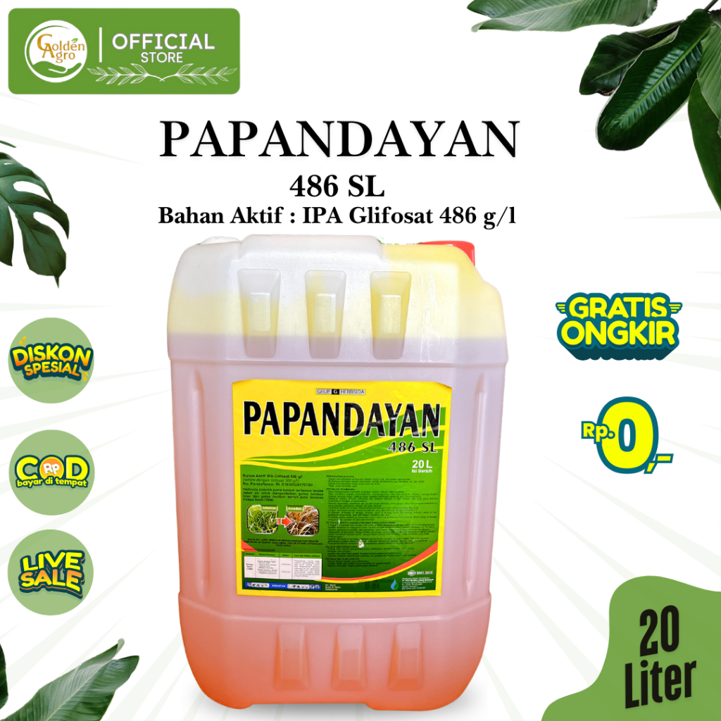 HERBISIDA PAPANDAYAN 486SL 20 LITER