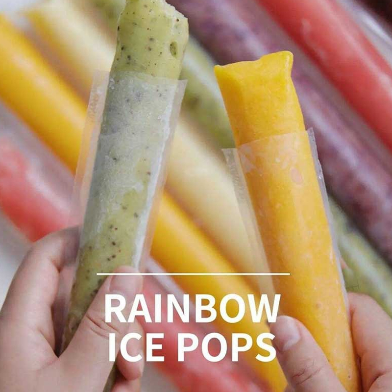 

Classica2106 Brand Bahan Plastik Model Diy Es Krim Popsicle Plastik Es Lilin 100Pcs Kantong Cetakan